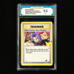 TQG 9.5 MINT+ 2021 Pokemon ENG Here Comes Team Rocket! 15/82 R - Image 2