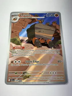 Pokemon: Crustle Illustration Rare IR Full Art Holo 130/086 (Near Mint) - Image 2