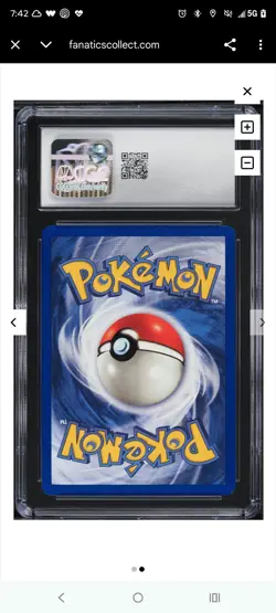 Pokemon Omanyte 52/62 Fossil 1st Edition 1999 Regular CGC Gem Mint 10 - Image 1