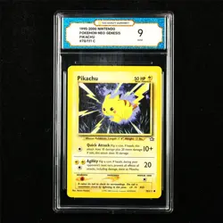 TQG 9 MINT 2000 Pokemon ENG Pikachu 70/111 C - Image 1