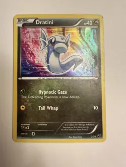 Dratini 2/20 Dragon Vault Holo Rare Black & White BLW 2012 Pokemon TCG LP 23Z - Image 1
