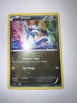 Dratini 2/20 Dragon Vault Holo Rare Black & White BLW 2012 Pokemon TCG LP 23Z - Image 2