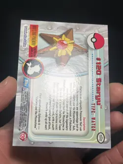 2000 Topps Pokemon TV Animation Edition Series 3 Non Holo #120 Staryu LP/NM - Image 4