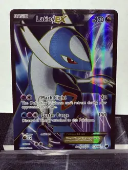 2013 Latios EX Full Art 113/116 Plasma Freeze Ultra Rare Holo Pokemon TCG LP - Image 1