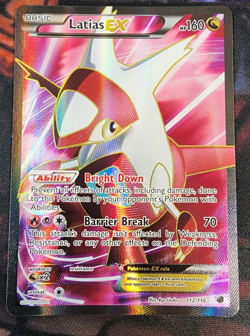2013 Pokemon Plasma Freeze Latias EX Full Art 112/116 LP / NM - Image 1