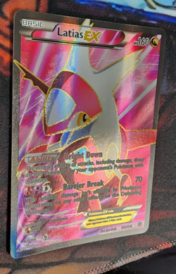 2013 Pokemon Plasma Freeze Latias EX Full Art 112/116 LP / NM - Image 5