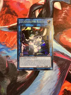 Yugioh! Silhouhatte Rabbit MP25-EN090 Prismatic Secret Rare 1st Edition NM - Image 1