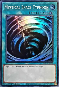 Yu-Gi-Oh! Mystical Space Typhoon - RA02-EN048 - Super Rare - 1st E - NM/M - Image 1