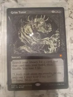 Grim Tutor (Showcase) Special Guests Regular MTG Near Mint Free Shipping - Image 1
