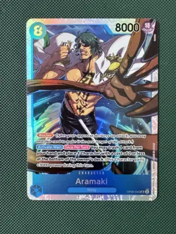 Aramaki OP06-043 Wings of the Captain Foil One Piece TCG card super Rare SR - Image 1