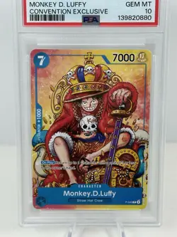 2024 ONE PIECE MONKEY D. LUFFY PSA 10 PROMO CONVENTION EXCLUSIVE #043 - Image 2