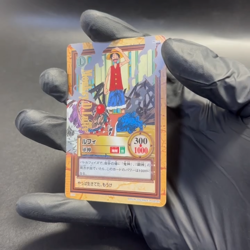 ONE PIECE Carddass Hyper Battle LUFFY C288 Gold stamp Japanese BANDAI 2002 - Image 2