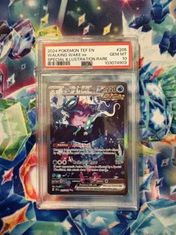 PSA 10 GEM MINT Walking Wake EX SIR 205/162 Temporal Forces 2024 Pokemon - Image 1