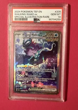 Pokemon Walking Wake Ex Temporal Forces 205/162 PSA 10 - Image 1