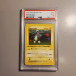 1999 Pokemon Base Set 1st Edition Magnemite 53/102 PSA 9 - Image 1