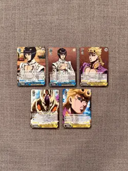 Weiss Schwarz Jojo’s Bizarre Adventure Mixed Card Lot, ENG NM, JJR RR R - Image 2