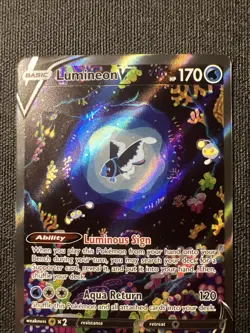 Lumineon v Crown Zenith: Galarian Gallery Ultra Rare Card #GG39/GG70 - Image 2