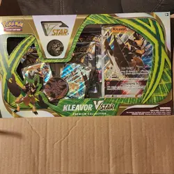 Pokemon TCG Kleavor VSTAR Premium Collection Box Factory Sealed - Image 2