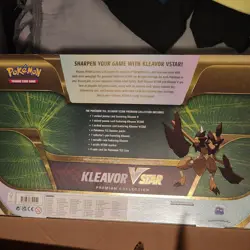 Pokemon TCG Kleavor VSTAR Premium Collection Box Factory Sealed - Image 3