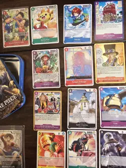 One Piece Lot -2 Sealed *Promo* Cards and 48 cards(Tin Set Volume 2) - Image 3