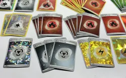 Lot of Holographic Pokemon Energy Cards (Vintage & Modern) - Image 2