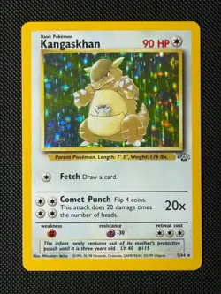 Pokemon Cards Kangaskhan 5/64 Jungle Holo Rare NM - Image 1
