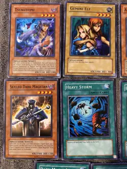 Vintage Konami Yu-Gi-Oh! TCG SD6 17 Card Lot feat Tsukuyomi - Image 2