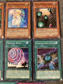 Vintage Konami Yu-Gi-Oh! TCG SD6 17 Card Lot feat Tsukuyomi - Image 4