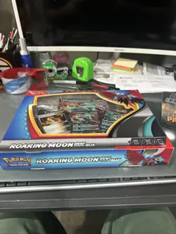 ROARING MOON EX BOX Pokemon TCG 4 Booster Packs + 4 Foil Promo Cards SEALED NEW - Image 2