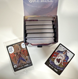 One Piece CCG OPO5 lot (Mix of C, UC), AotNE, 70+ Cards & Bandai 2023 Deck Box - Image 1