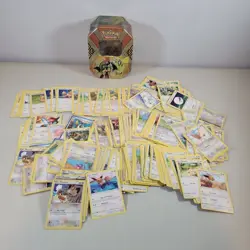 Pokemon Card Lot of 312 TCG Cards Commons Comes In Tin Normal Type - Image 1