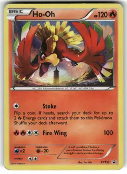 Ho-Oh XY153 XY Promos HP Pokemon Card TCG - Image 1