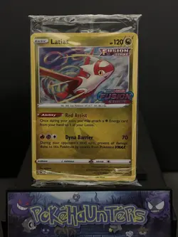 Pokemon Card Latias SWSH171 Fusion Strike Build Battle Prerelease SEALED - Image 1