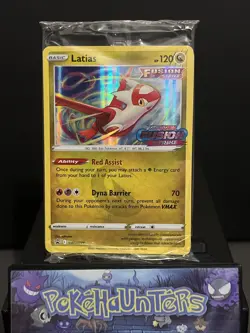 Pokemon Card Latias SWSH171 Fusion Strike Build Battle Prerelease SEALED - Image 2