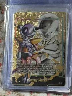 ✨Dragon Ball Super Card Game Frieza Energy Marker Parallel Psa10✨ - Image 2