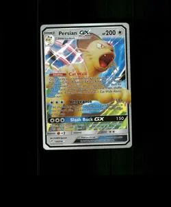 FAN-ART READ DESCRIPTION BELOW HOLO Persian Card Persian Pokemon Card p1 - Image 1