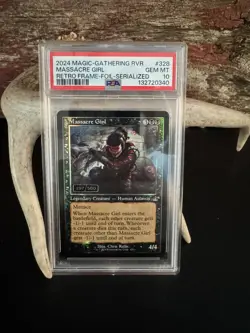 MTG Massacre Girl Retro Foil Frame Serialized 297/500 PSA 10 - Image 1