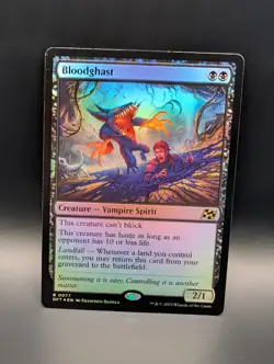 MTG - Bloodghast - FOIL - Creature Vampire Spirit - DFT #77 - Rare - Image 1
