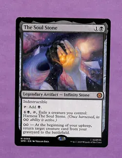 MTG The Soul Stone #0066 Marvel's Spider-Man Universes Beyond NM/Mint Artifact - Image 1