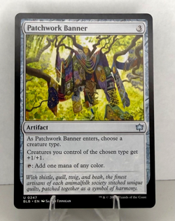 MTG Patchwork Banner BLB-0247 Bloomburrow UC TCG NM - Image 1