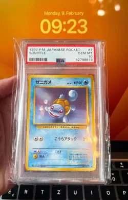 PSA 10 Pokemon Squirtle 1997 no. 7 Japanese - Image 1
