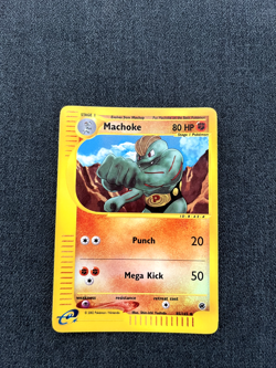 Pokemon TCG Machoke 085/165 Expedition Base Set Reverse Holo MP - Image 1