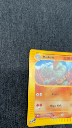 Pokemon TCG Machoke 085/165 Expedition Base Set Reverse Holo MP - Image 2