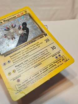 Dark Magneton 11/82 Holo Rare SWIRL Unlimited Team Rocket Pokemon 1265 - Image 5