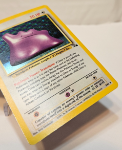 Ditto 3/62 Holo Rare Unlimited Fossil Pokemon 1302 - Image 5