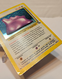 Ditto 3/62 Holo Rare Unlimited Fossil Pokemon 1305 - Image 5