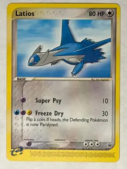 Latios Pokemon Heroes: Latios & Latias DVD Release Nintendo Promos PR 15 LP - Image 1
