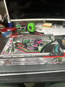 Pokemon TCG: Scarlet & Violet- Iron Valiant EX Collection Box NEW FACTORY SEALED - Image 2