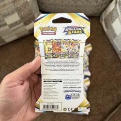 Brilliant Stars Sleeved Booster Pack Art Set (x6 SEALED Packs) Pokemon 2022 - Image 3