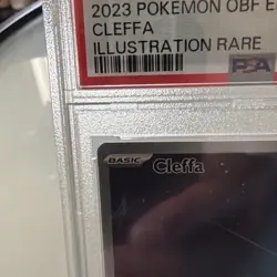 Pokemon Cleffa 202/197 SV03: Obsidian Flames Illustration Rare PSA 9 Holo - Image 3